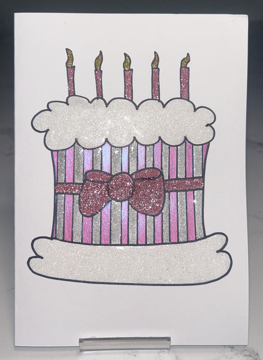 Happy Birthday Card - Pink